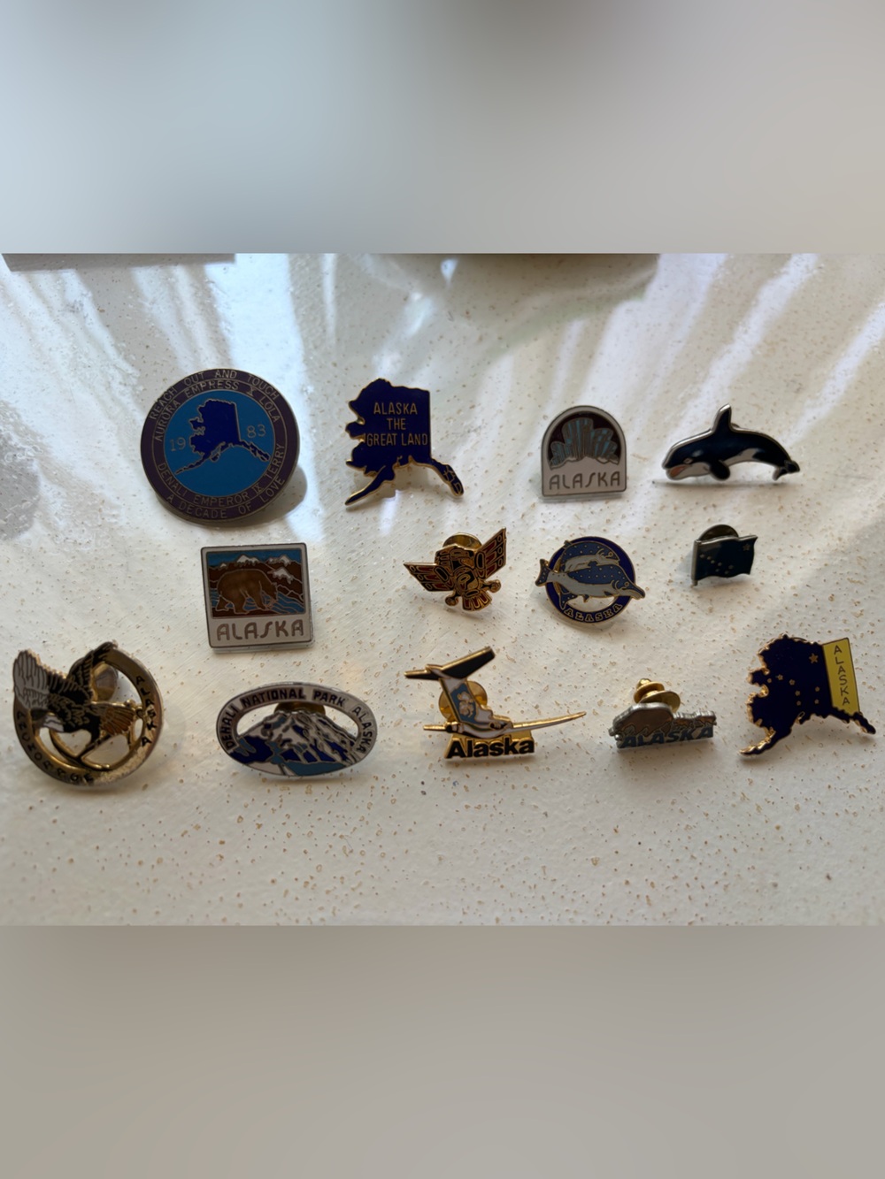 Alaska Souvenir Enamel Pin Lot - INCLUDES LIMITED EDITION & VINTAGE COLLECTIBLES